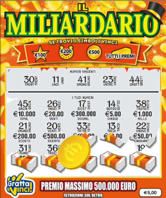 Miliardario Gratta e Vinci