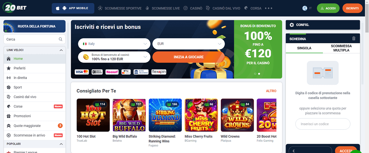 20Bet Home