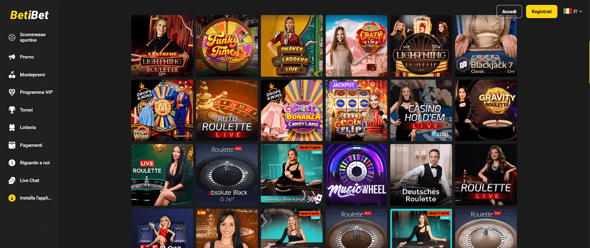 Betibet Casino Live
