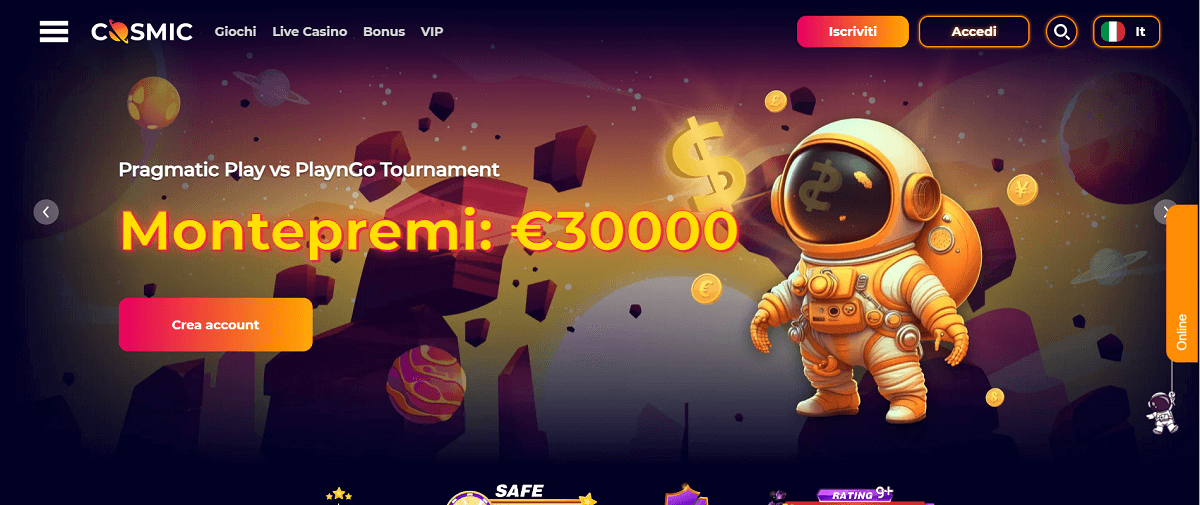CosmicSlot Home