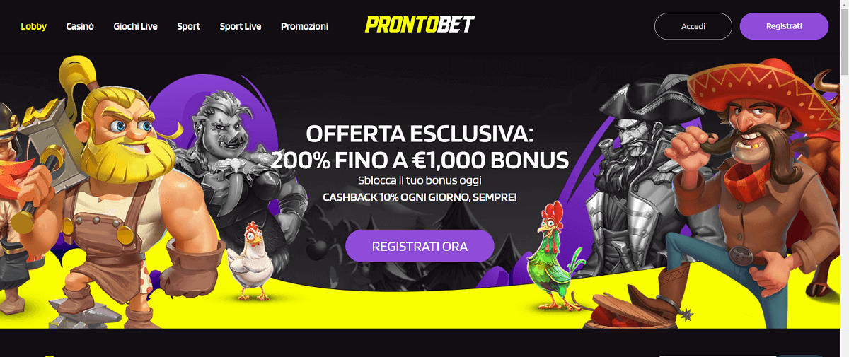 Prontobe HomePage