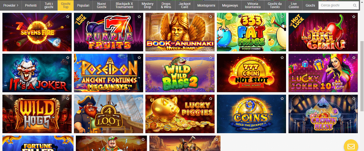 Reloadbet Giochi