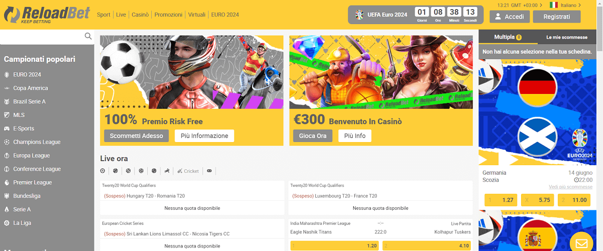 Reloadbet Sport