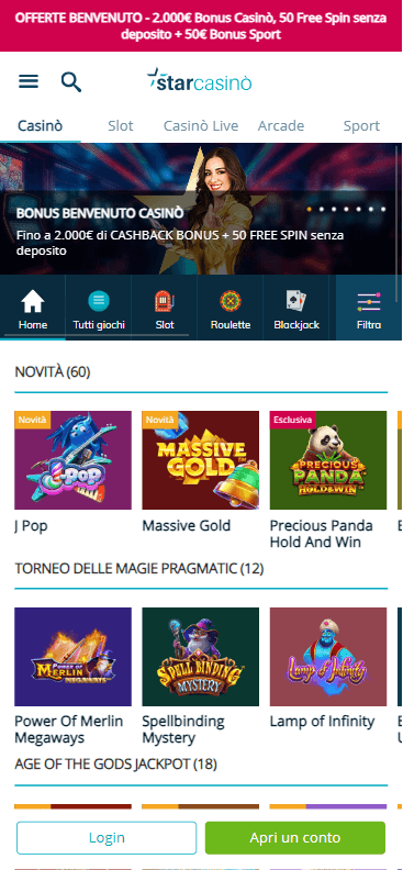 StarCasino Mobile