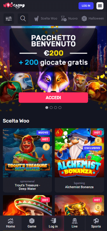 WooCasino Mobile