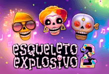 logo esqueleto eplosivo  thunderkick