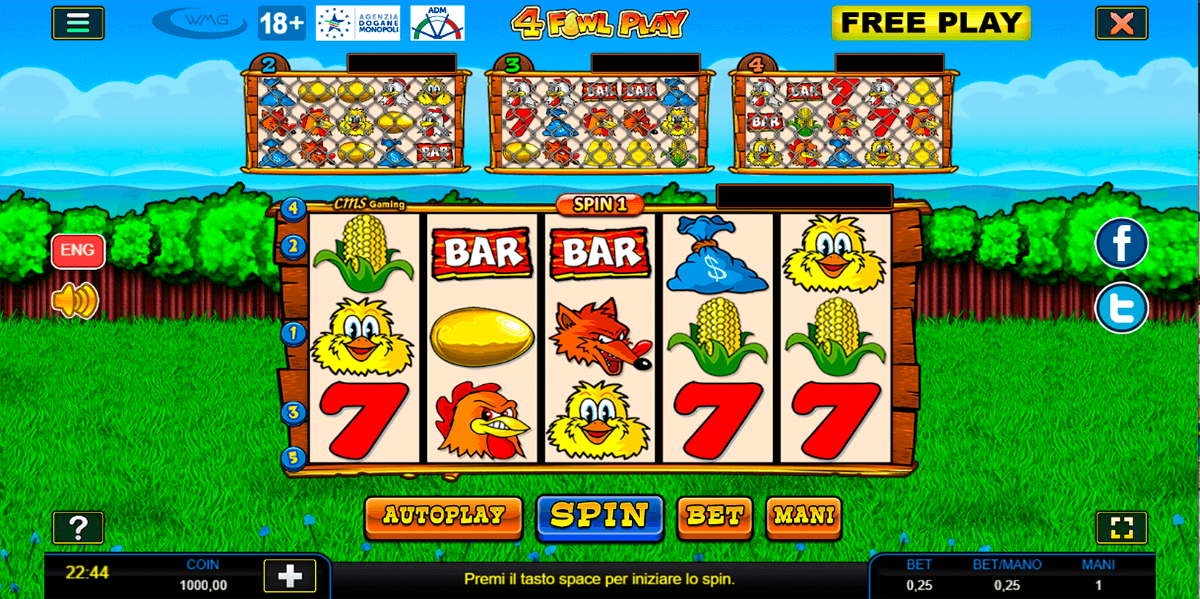 four fowl play slot wmg