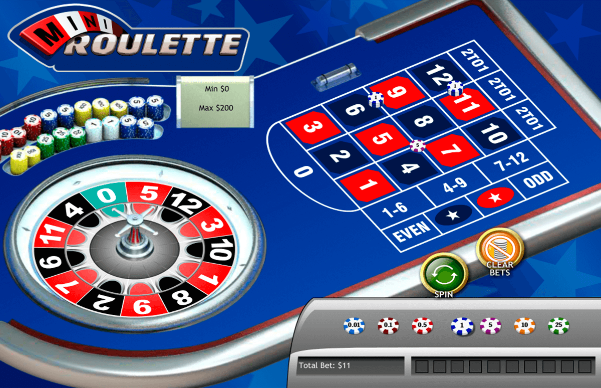 mini roulette online gioco playtech