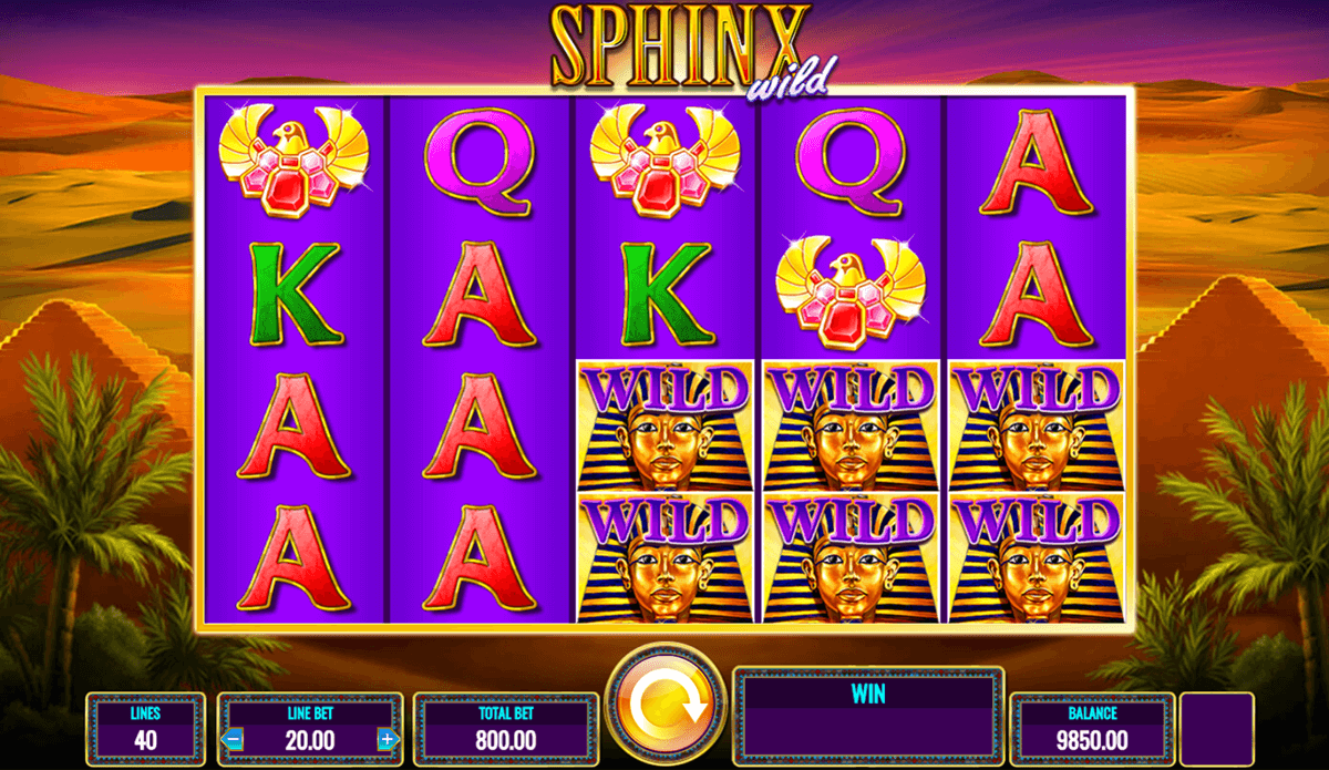 sphinx wild slot igt