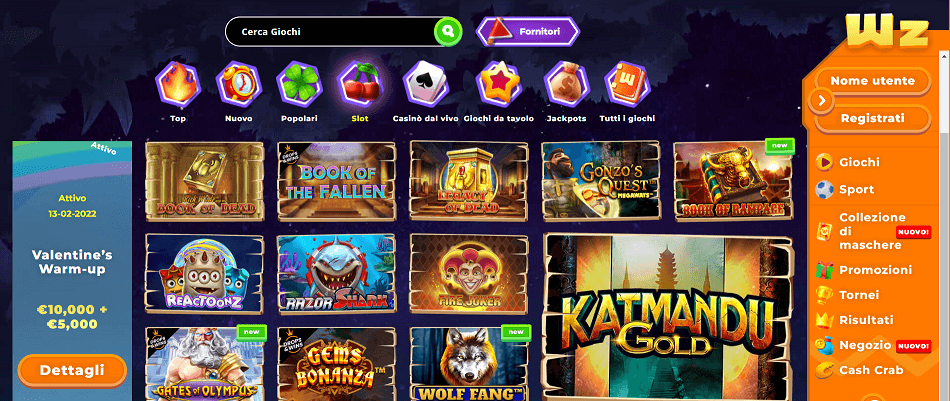 Wazamba slot